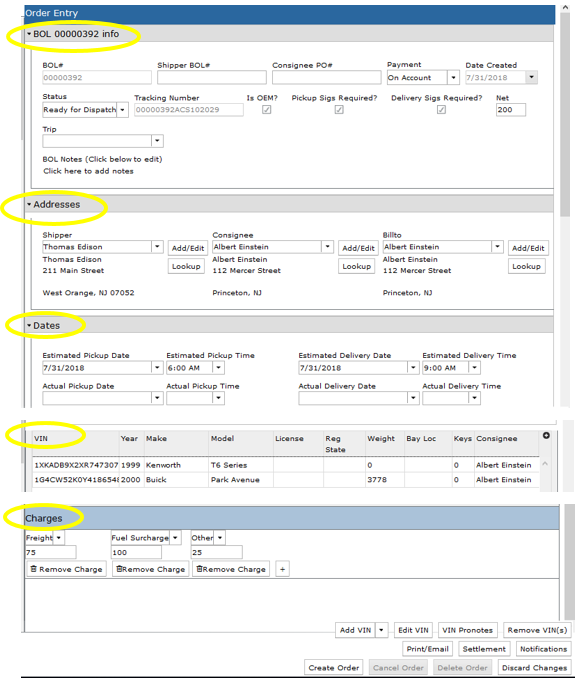 Quick Dispatch – GoPhore - Auto Carrier Software